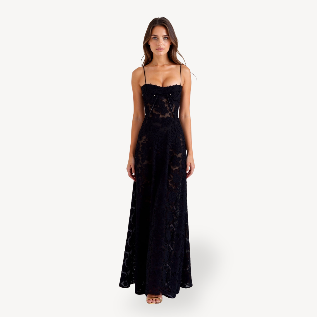 Pretty Flower Long Summer Dress