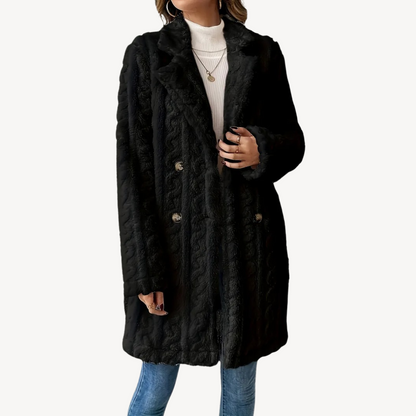 Luxurious Fake Fur Winter Coat