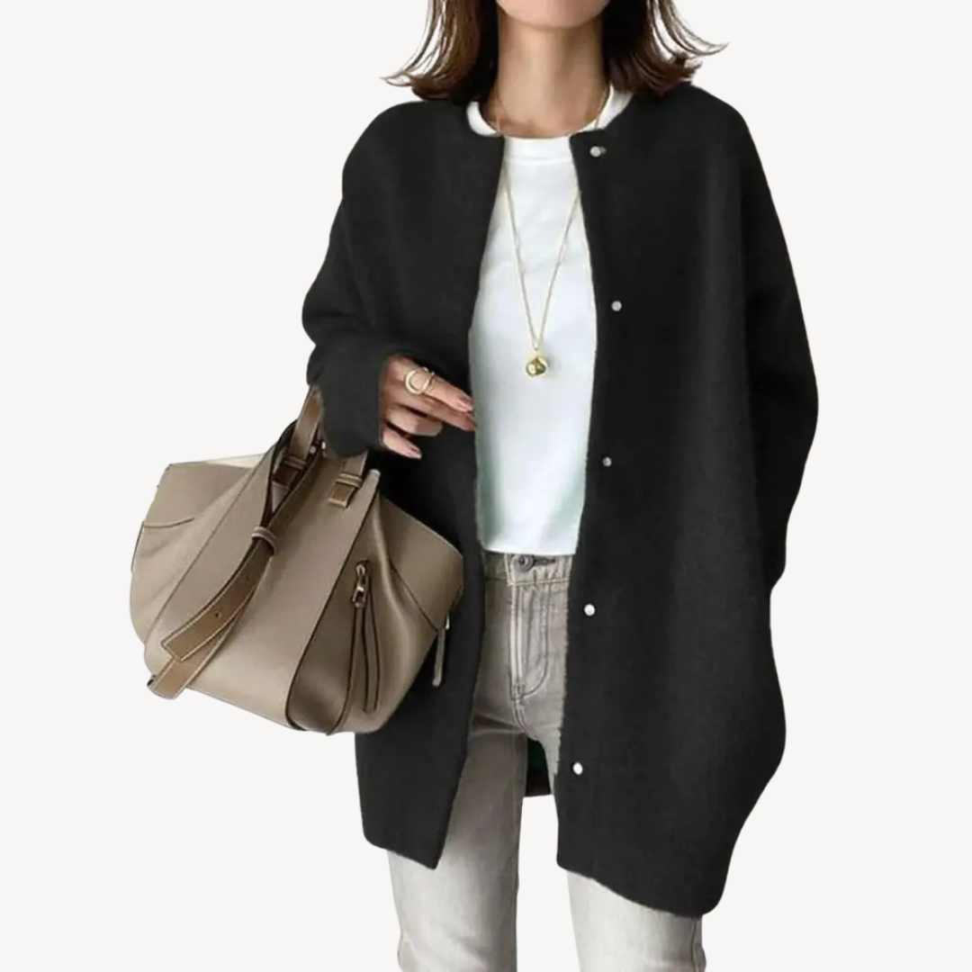 Classic Women's Wool Button Front Sweater