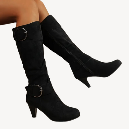 Comfortable High Heel Knee Boots for Women