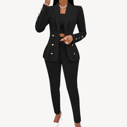 Classic Fit Blazer and Trousers Suit