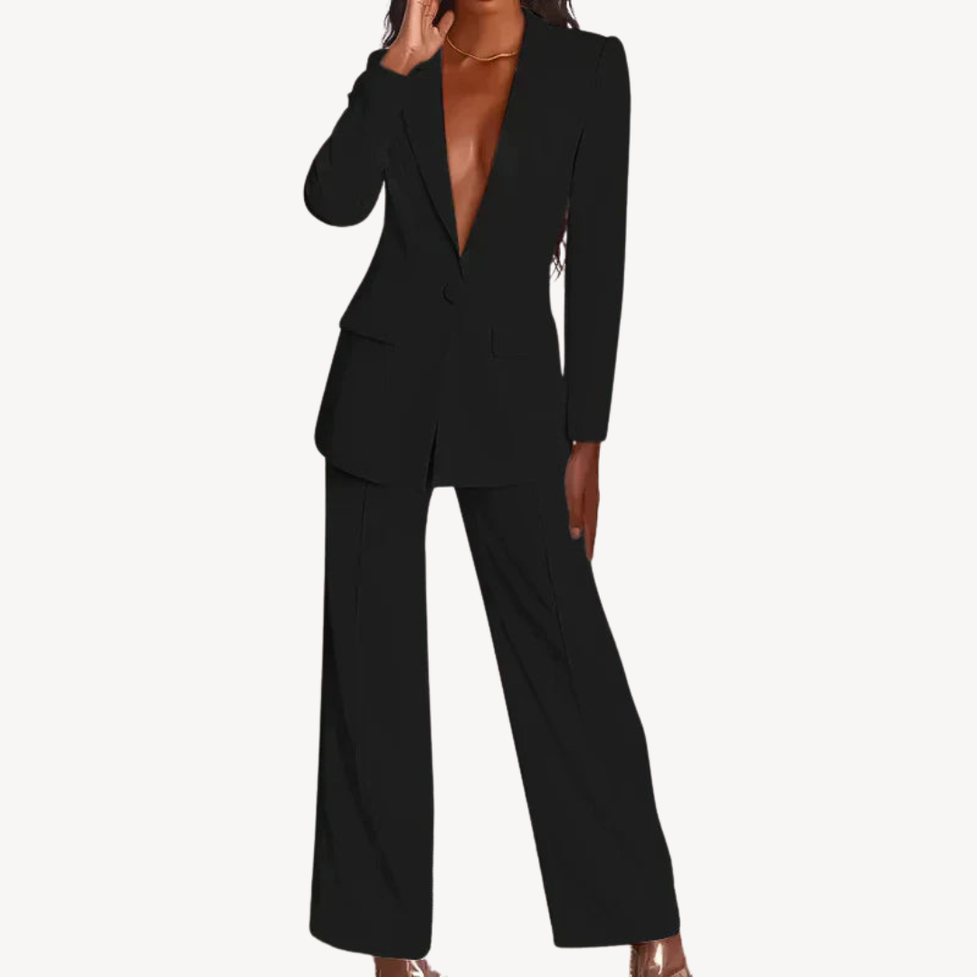 Ladies' Suit Jacket and Trousers Set - OutfitLondon