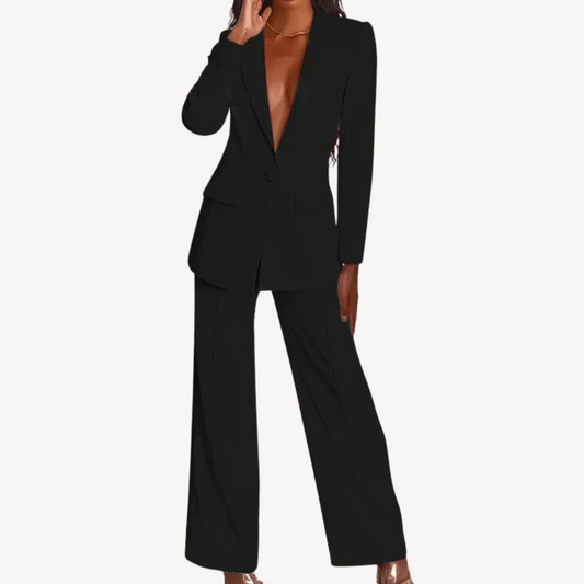 Ladies' Suit Jacket and Trousers Set - OutfitLondon