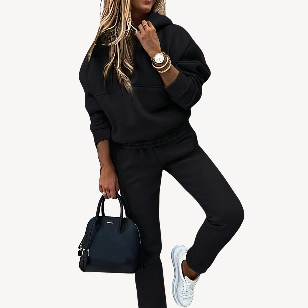 Ladies' Comfortable Hoodie Pant Set