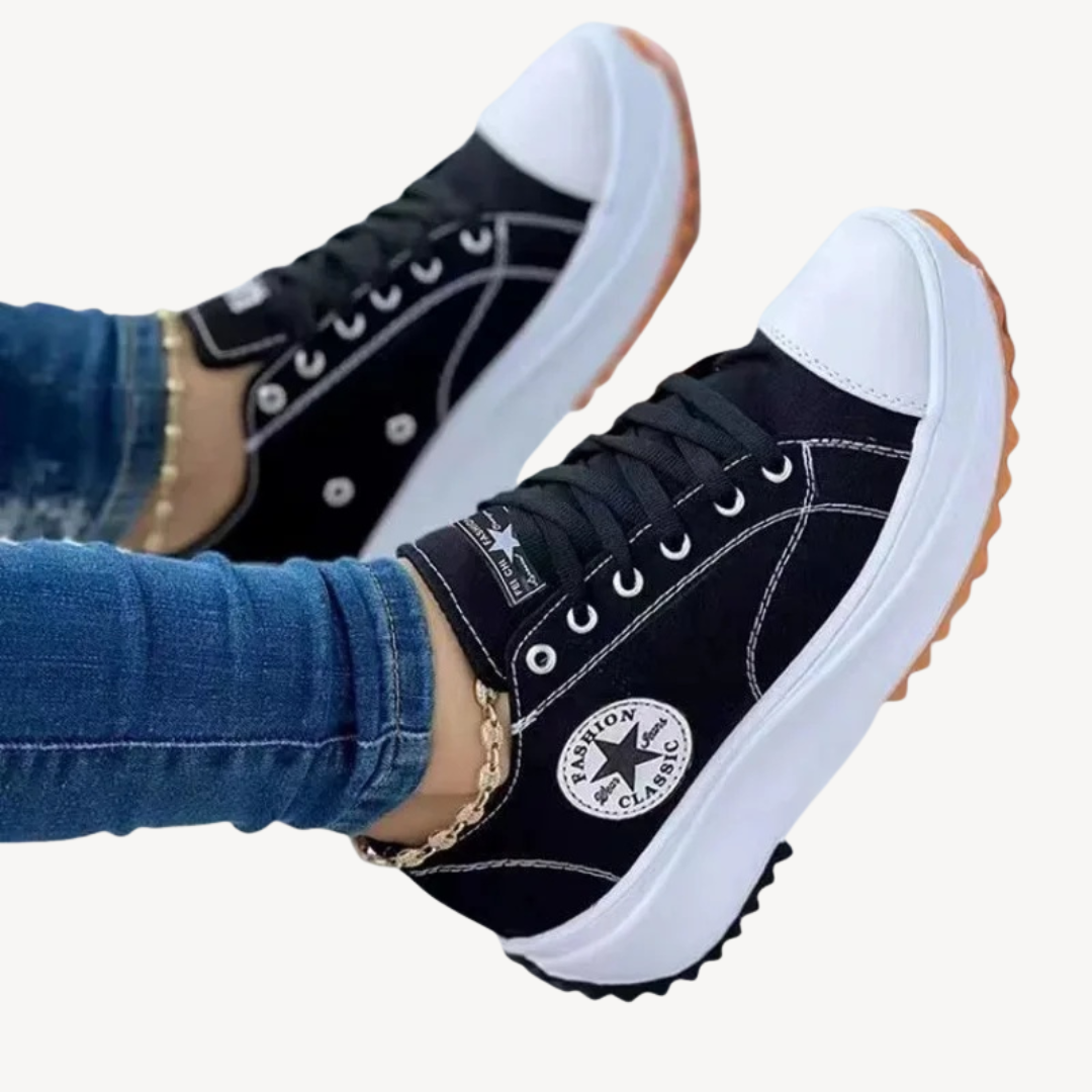 Comfortable Women's Canvas Walking Shoes - OutfitLondon
