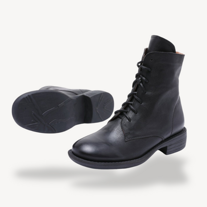 Comfortable Genuine Leather Ankle Boots for Women