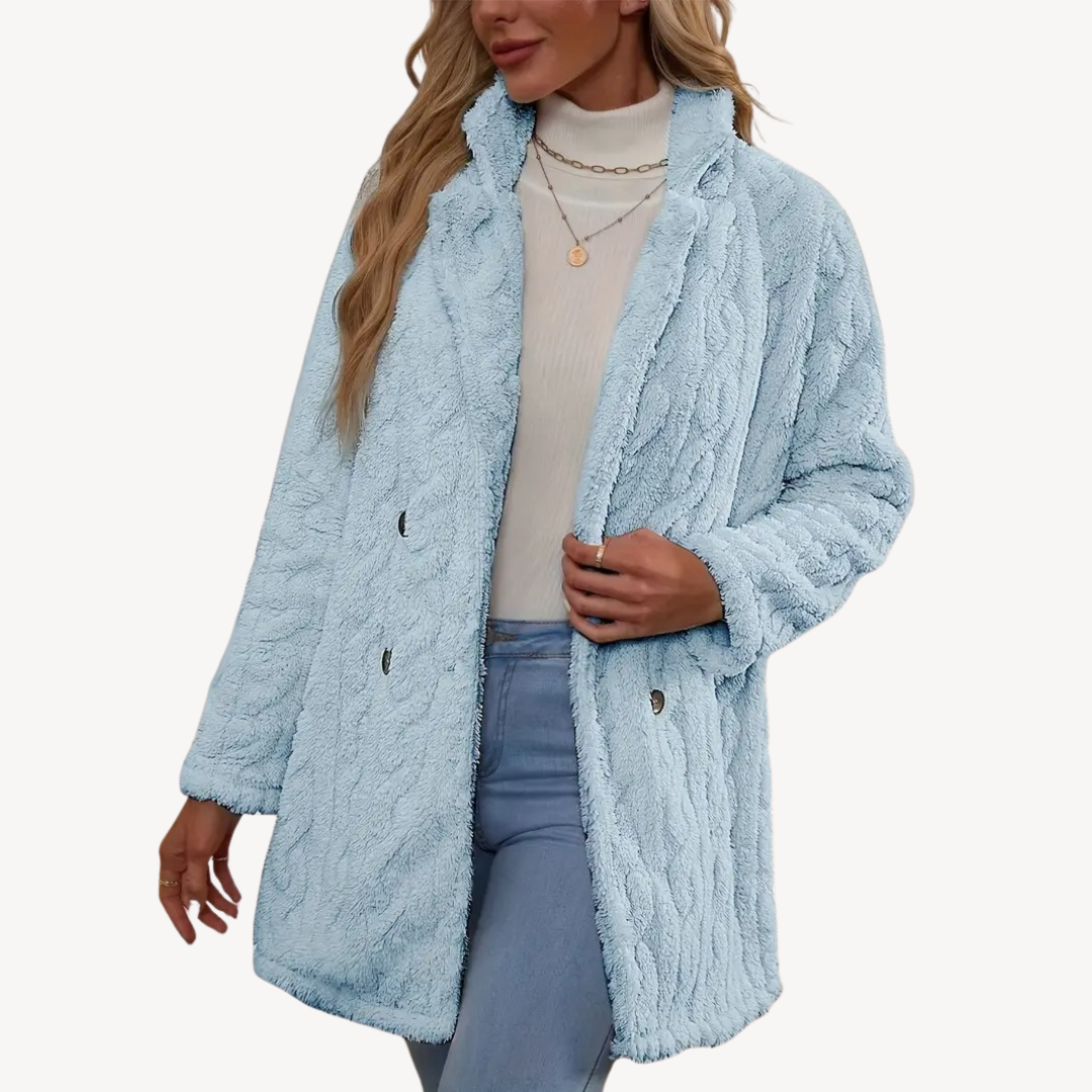 Luxurious Fake Fur Winter Coat