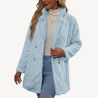 Luxurious Fake Fur Winter Coat
