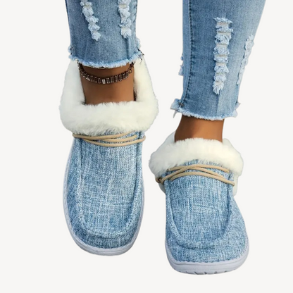 Comfortable Slip On Fuzzy Boots