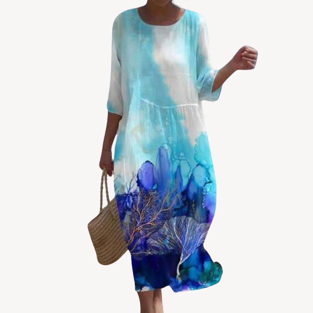 Casual Knee Length Womens Dress - OutfitLondon
