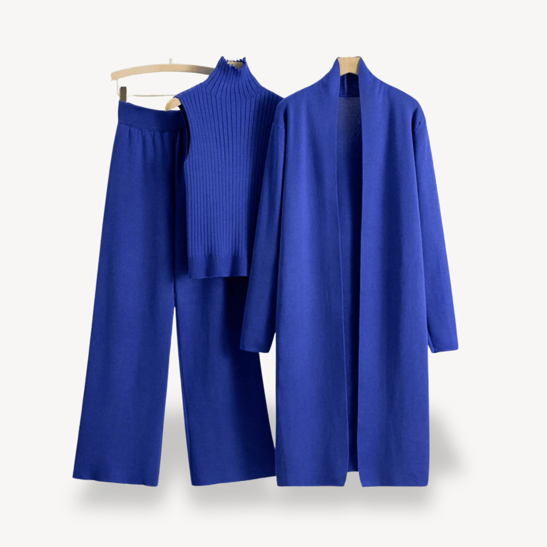 Ladies 3-Piece Outfit – Sweater, Trousers & Jacket