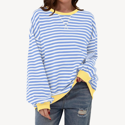 Ladies Classic Vertical Stripe Shirt