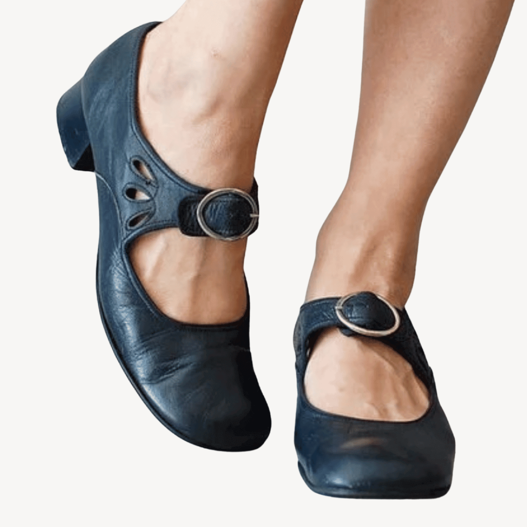 Comfortable Supportive Flat Mary Jane Shoes