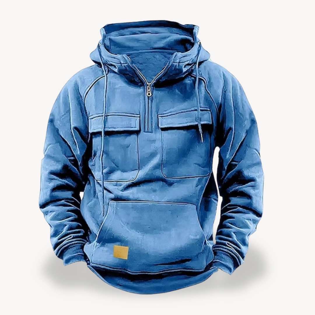 Warm Mens Fleece Hooded Jacket