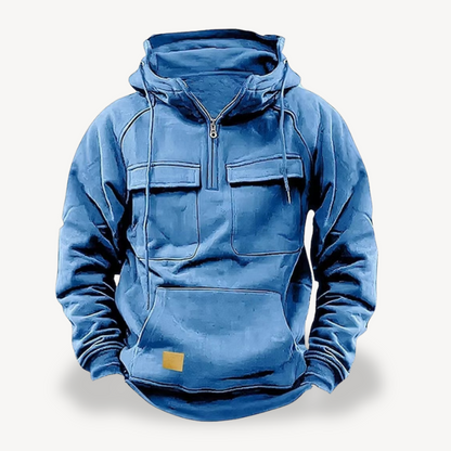 Warm Mens Fleece Hooded Jacket