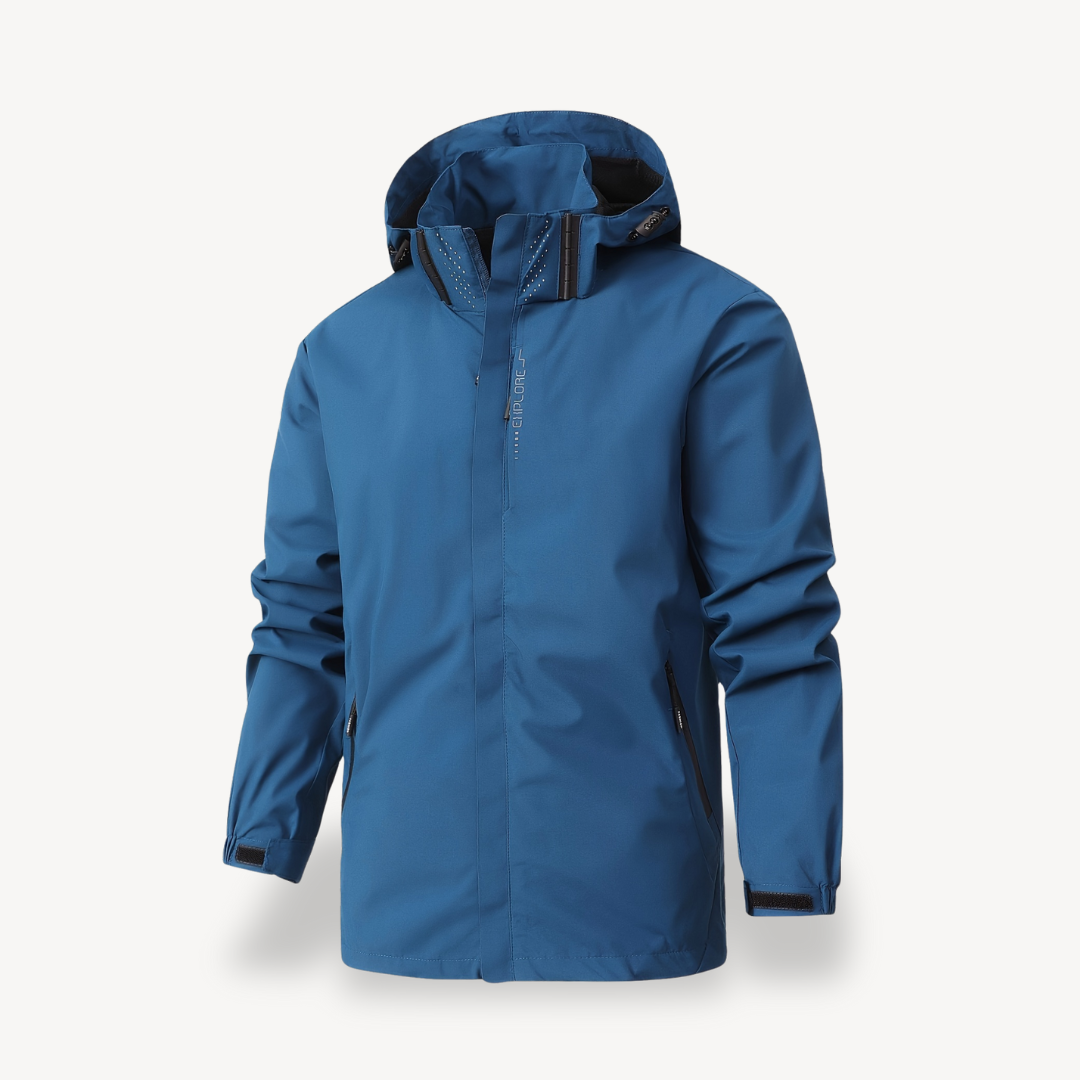 Men's Waterproof Zip Up Hooded Jacket