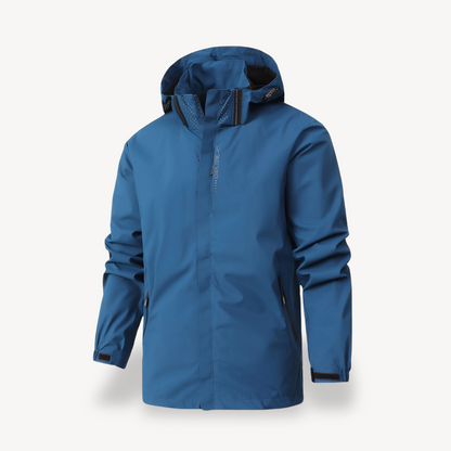 Men's Waterproof Zip Up Hooded Jacket