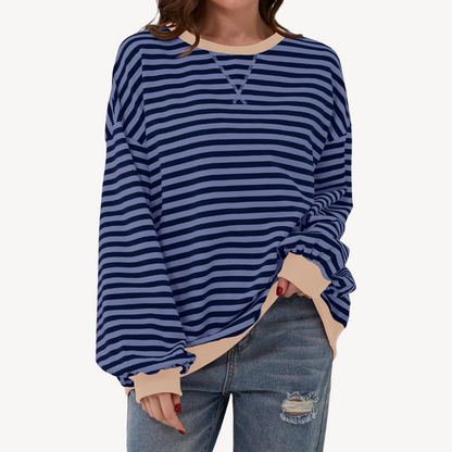 Ladies Classic Vertical Stripe Shirt