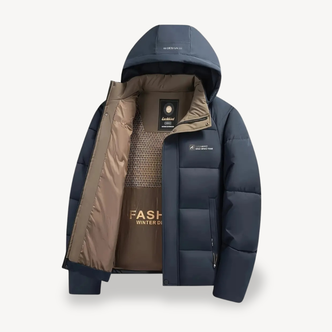 Warm Down Men's Coat - OutfitLondon