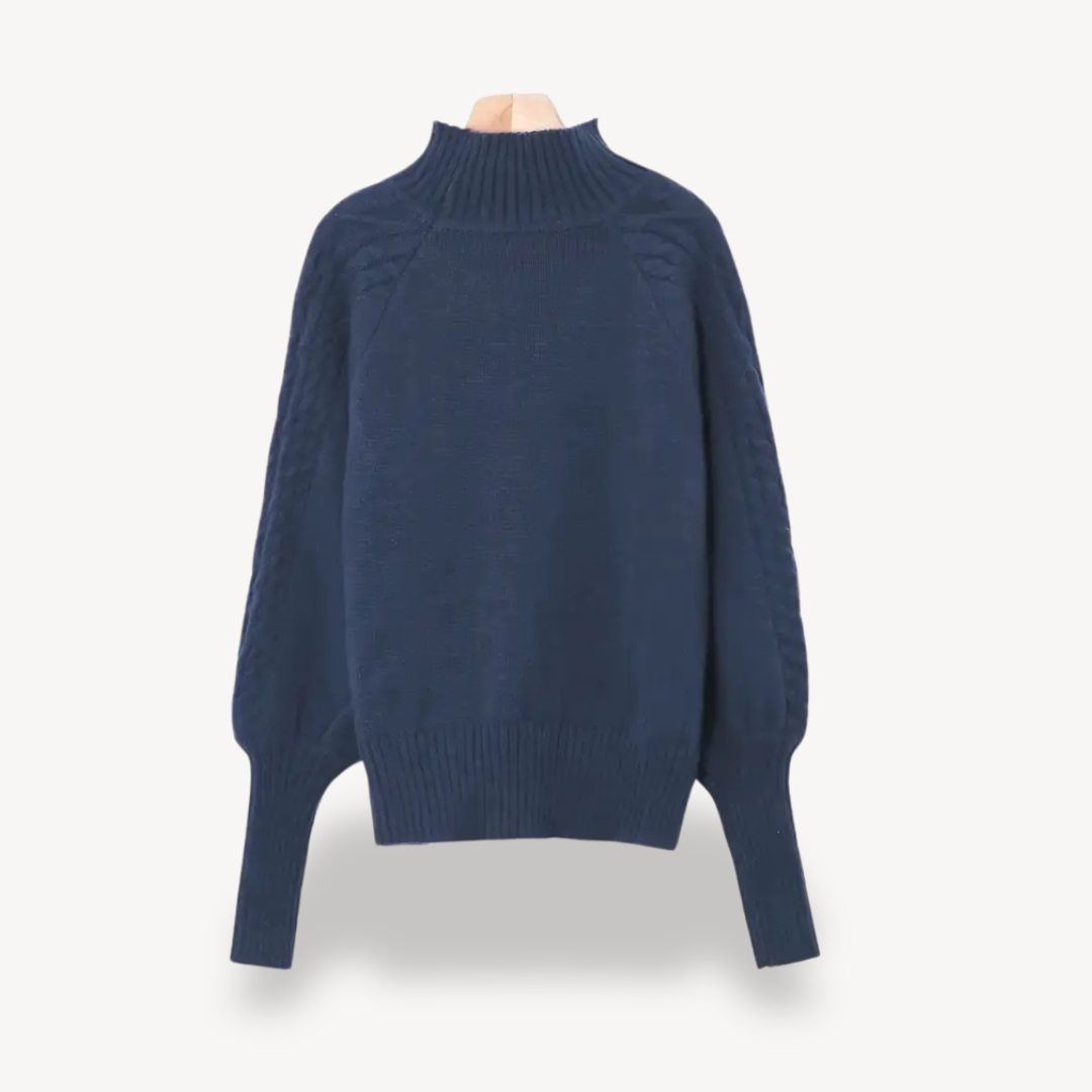 Soft Crew Neck Wool Sweater for Women