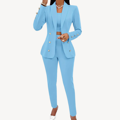 Classic Fit Blazer and Trousers Suit