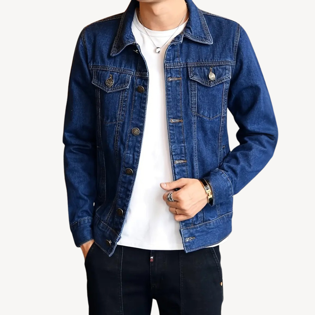 Classic Blue Jeans Jacket for Guys - OutfitLondon