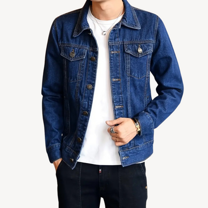 Classic Blue Jeans Jacket for Guys - OutfitLondon