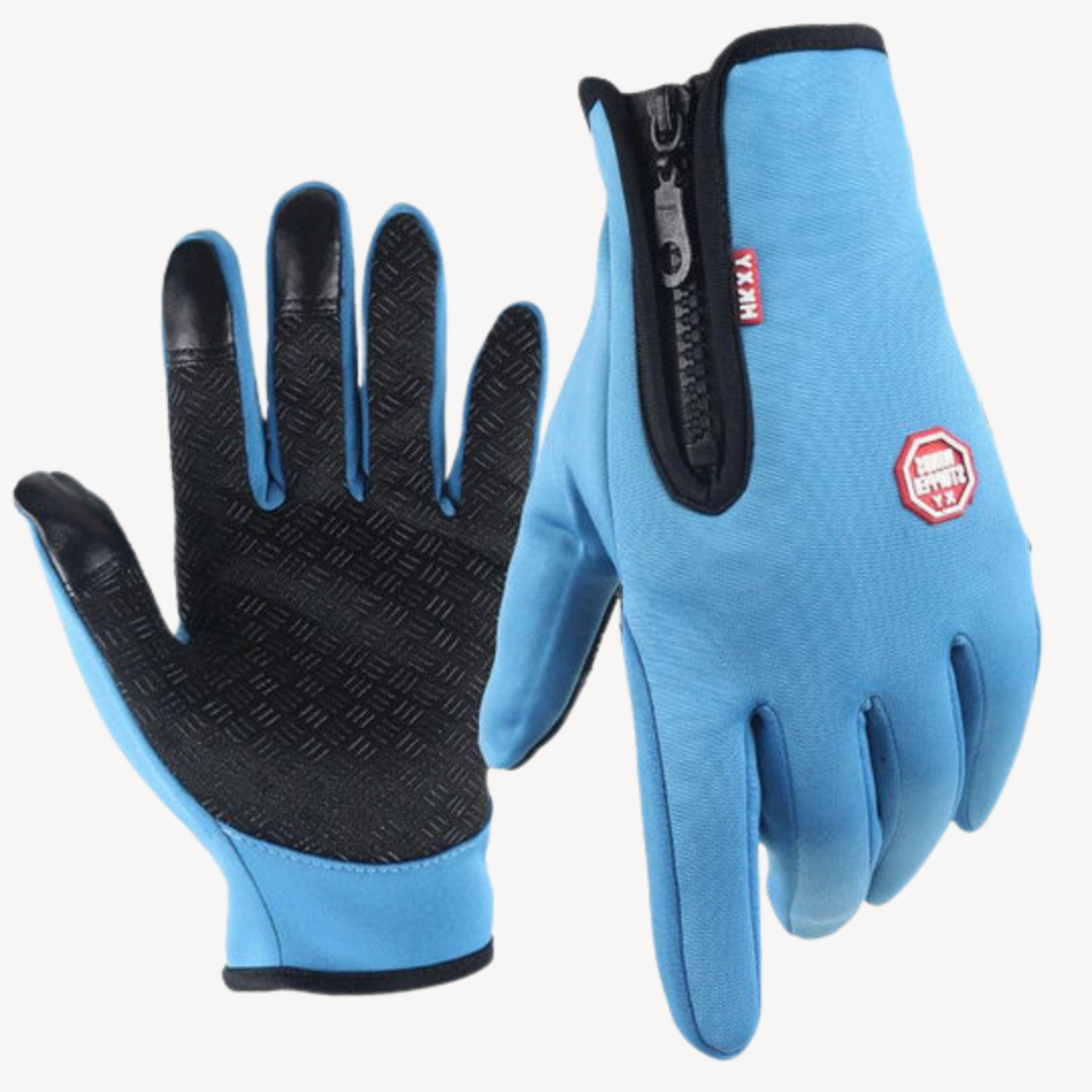 Insulated Work Gloves with Zip Closure - OutfitLondon