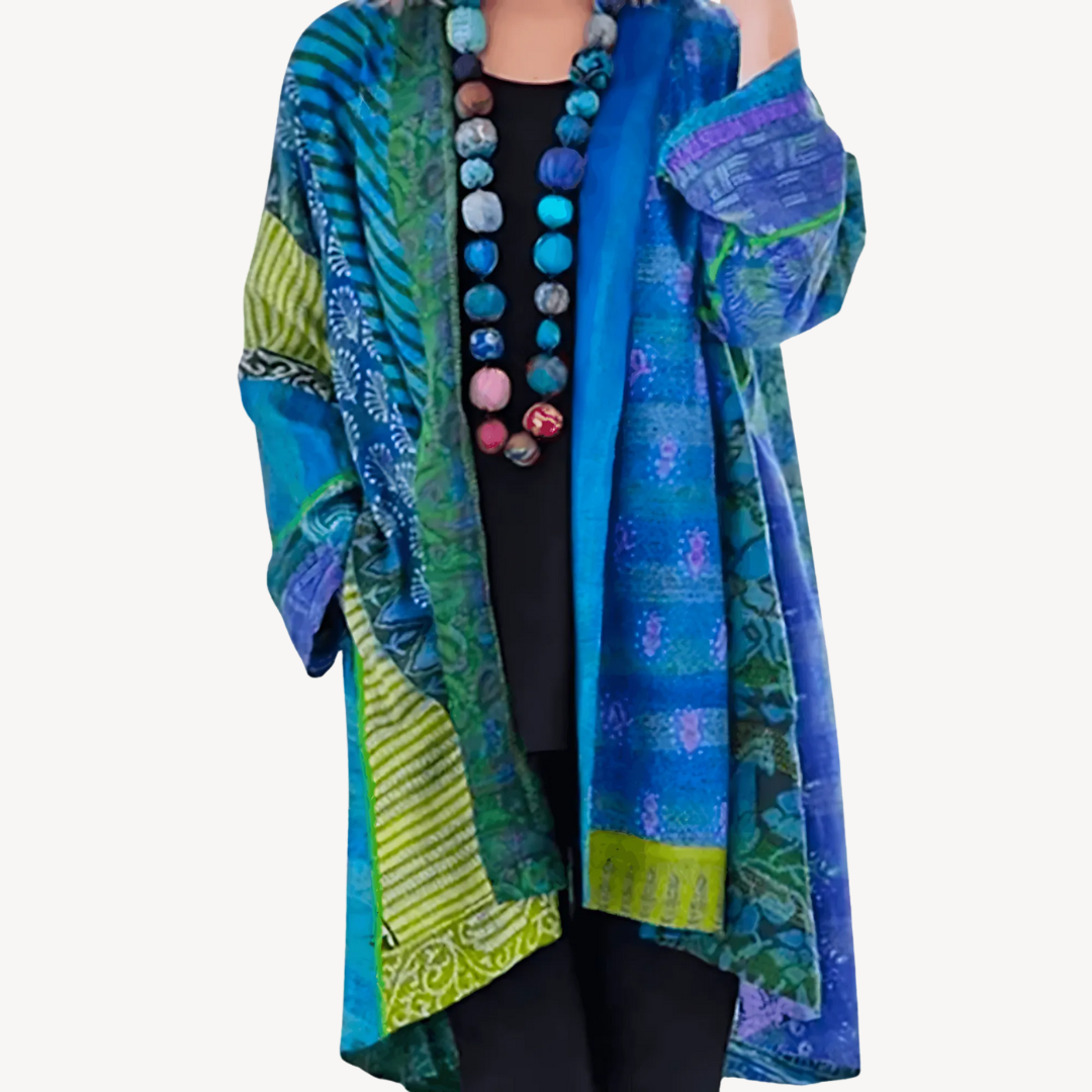 Colorful Women's Open Front Cardigan - OutfitLondon