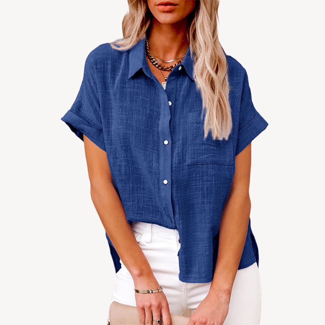 Casual Summer Linen Top