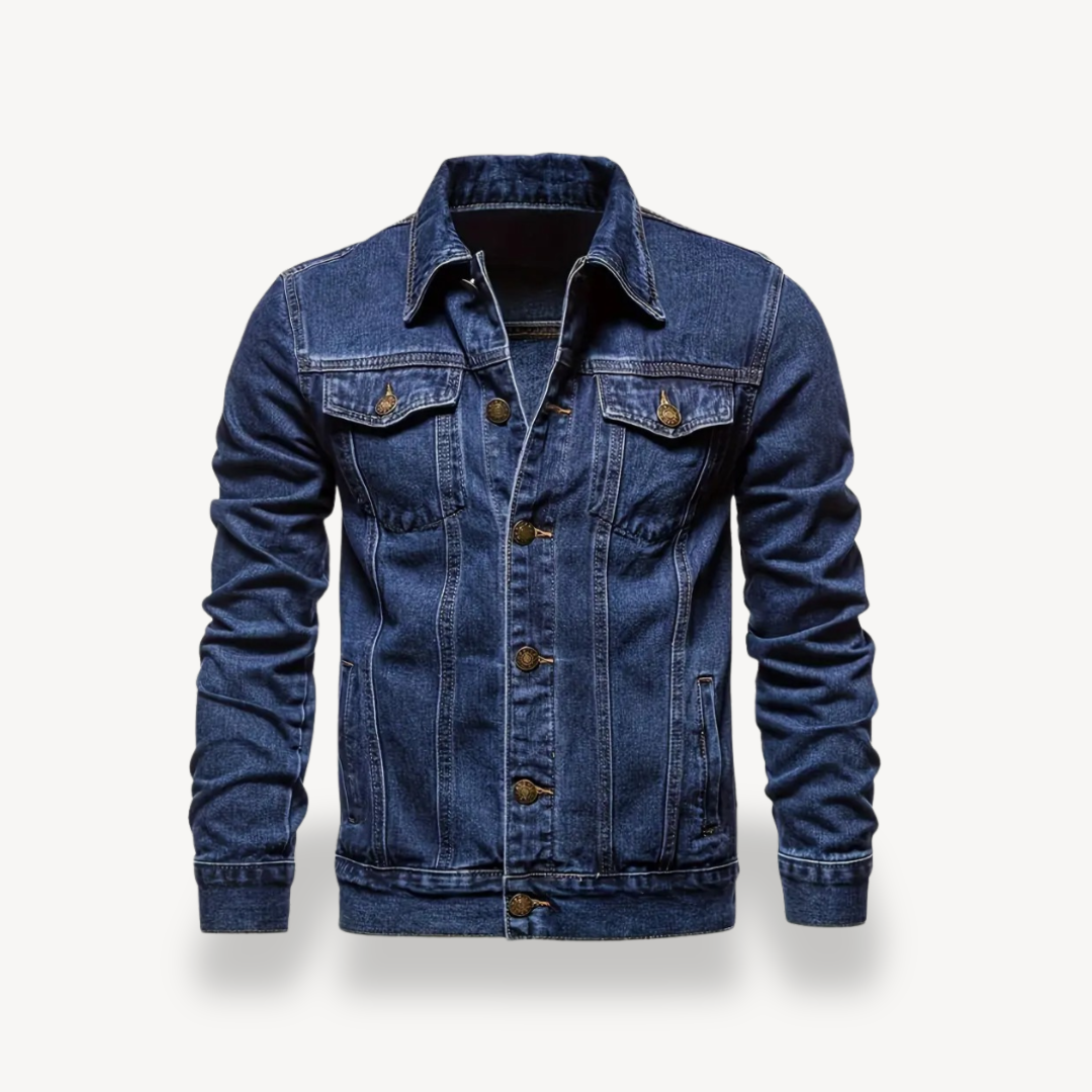 Relaxed Fit Classic Mens Denim Jacket