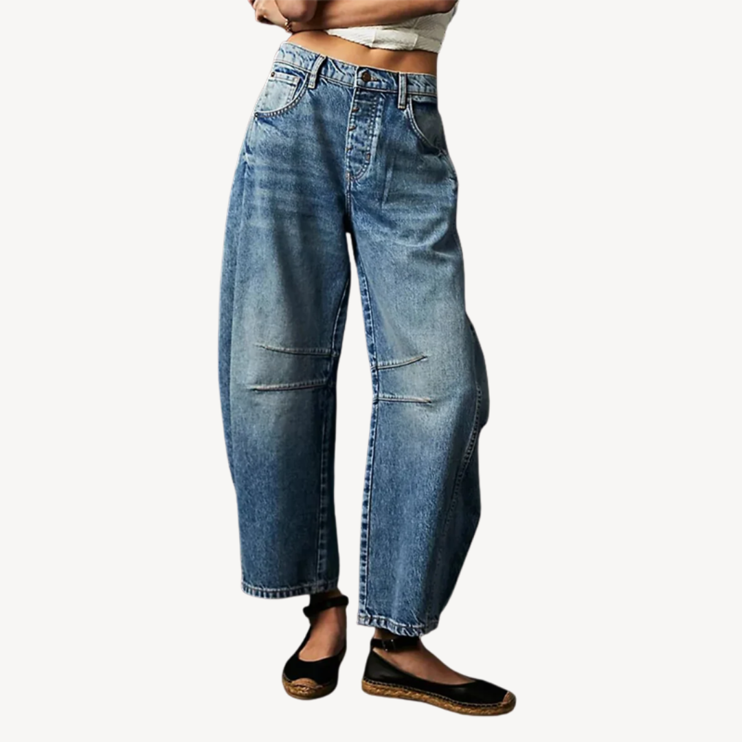 Ladies Loose Fit Jeans Pants