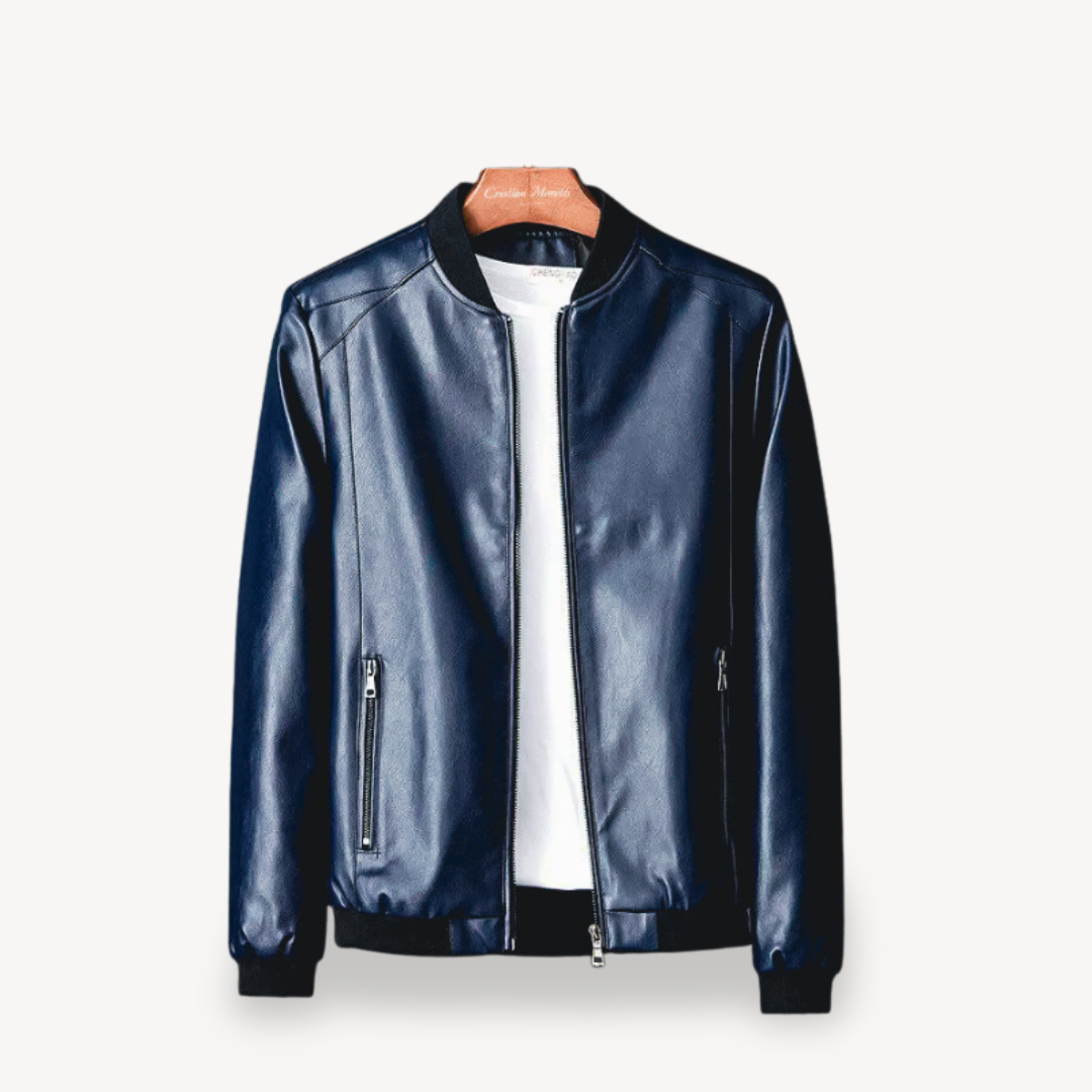 Men's Synthetic Biker Jacket