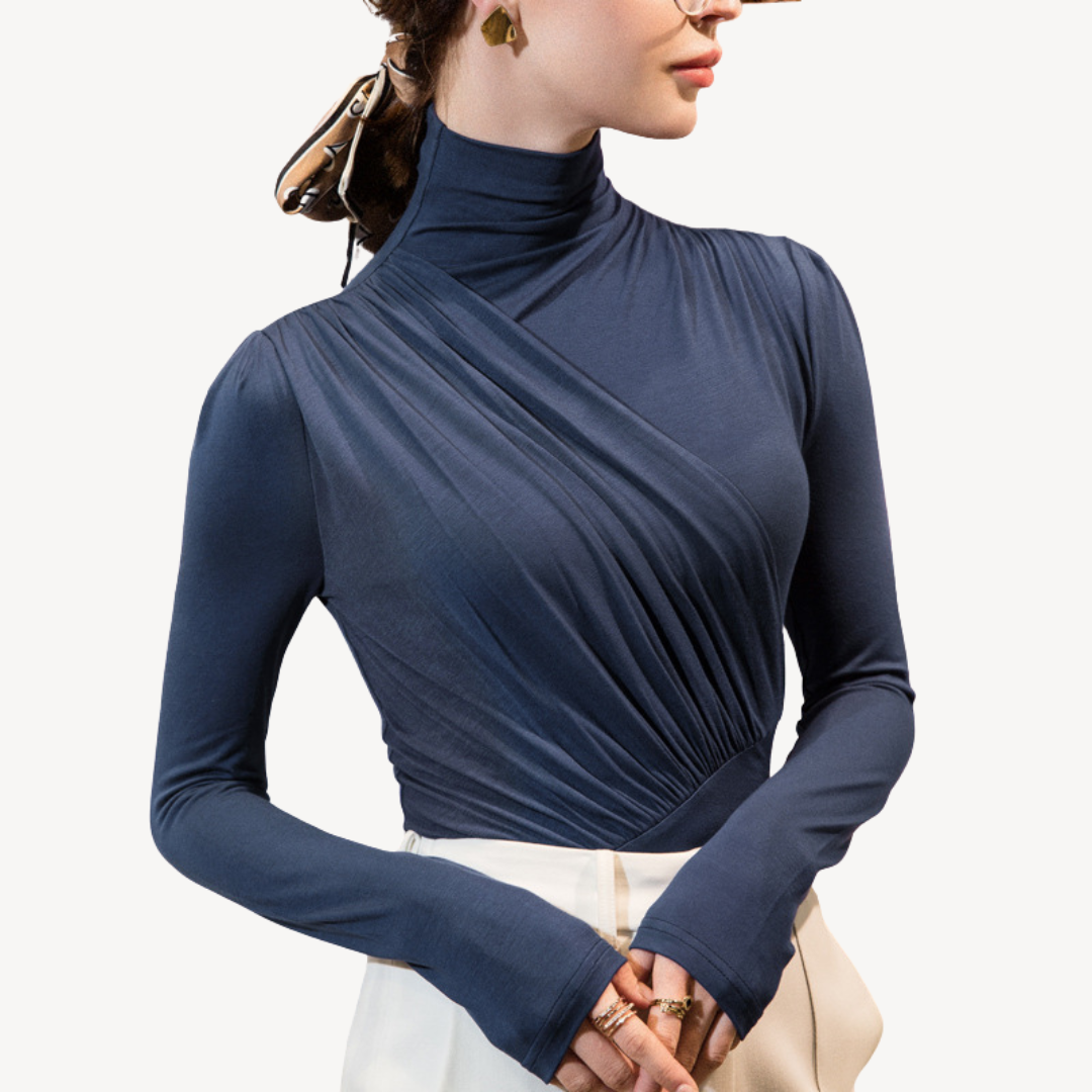 Flared Long Sleeve Blouse for Ladies