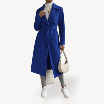 Ladies Warm Overcoat with Large Pockets