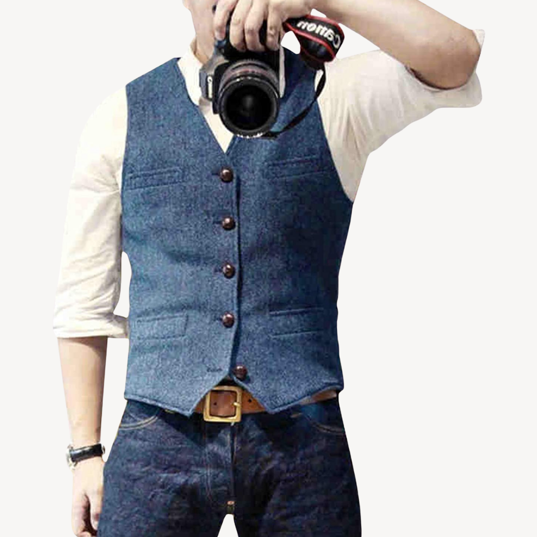Classic Fitted Wool Waistcoat