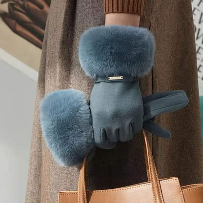 Warm Fleece Lined Women's Winter Gloves