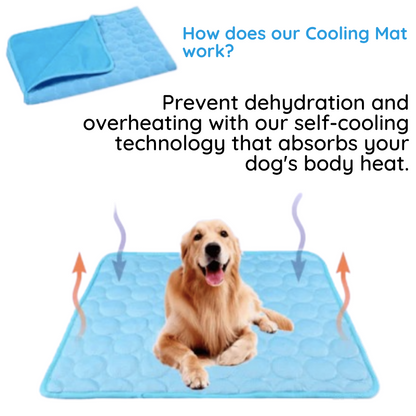 Pet Cooling Mat for Dogs - Portable and Safe