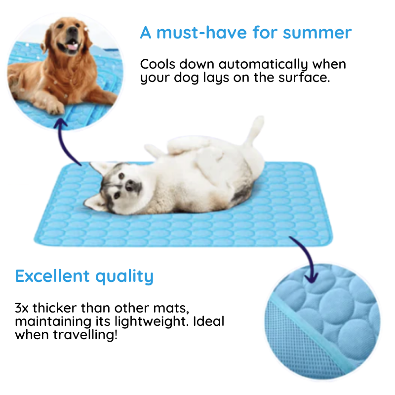 Pet Cooling Mat for Dogs - Portable and Safe