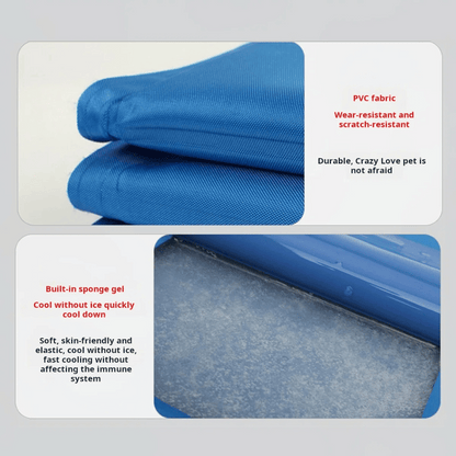 Gel-Filled Dog Cooling Mat | Water-Resistant PVC Pet Pad