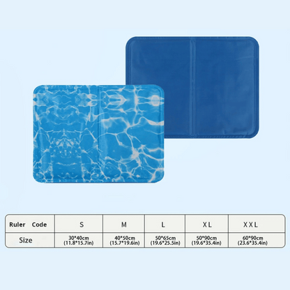 Gel-Filled Dog Cooling Mat | Water-Resistant PVC Pet Pad