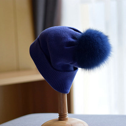 Soft Knit Pom Beanie | Fitted Winter Hat