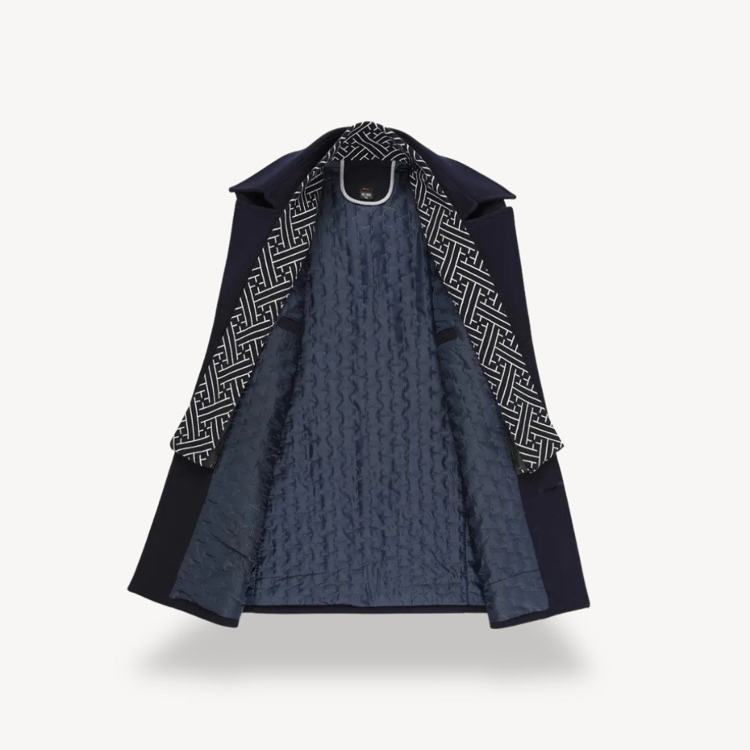 Warm Mens Woolen Overcoat