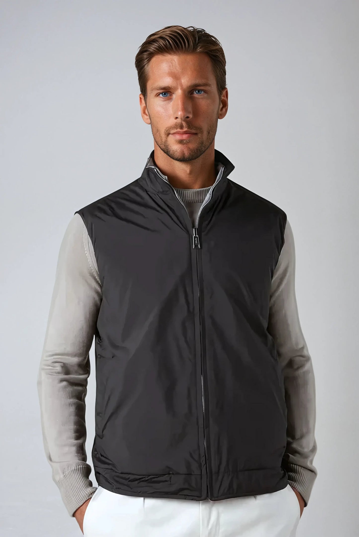 Timeless Reversible Puffer Vest Jacket - OutfitLondon