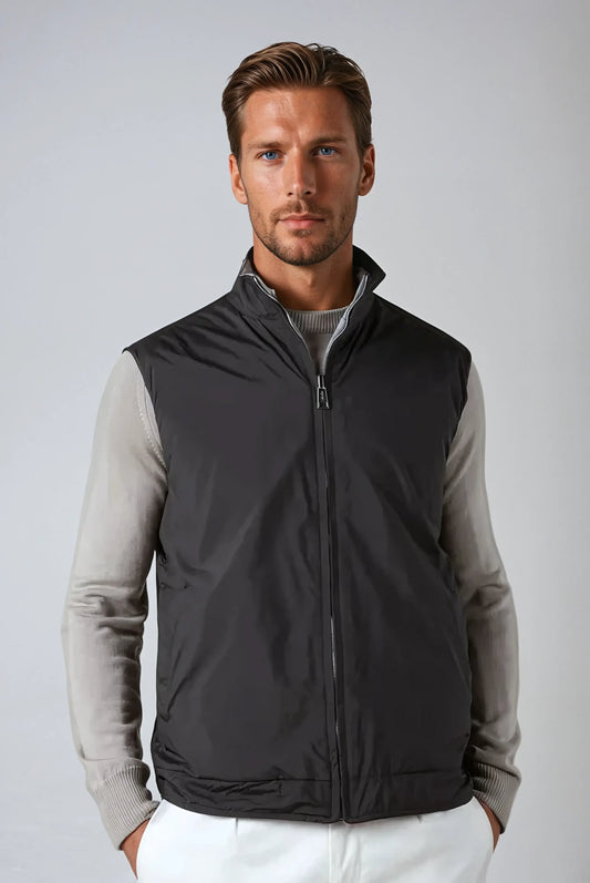 Timeless Reversible Puffer Vest Jacket - OutfitLondon