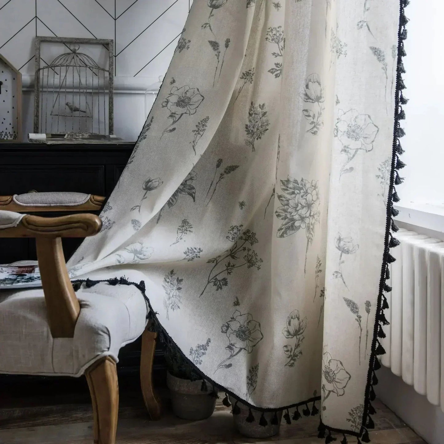 Thin Airy Window Curtain For Soft Daylight