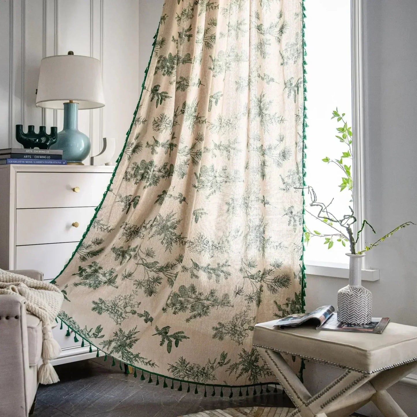 Thin Airy Window Curtain For Soft Daylight
