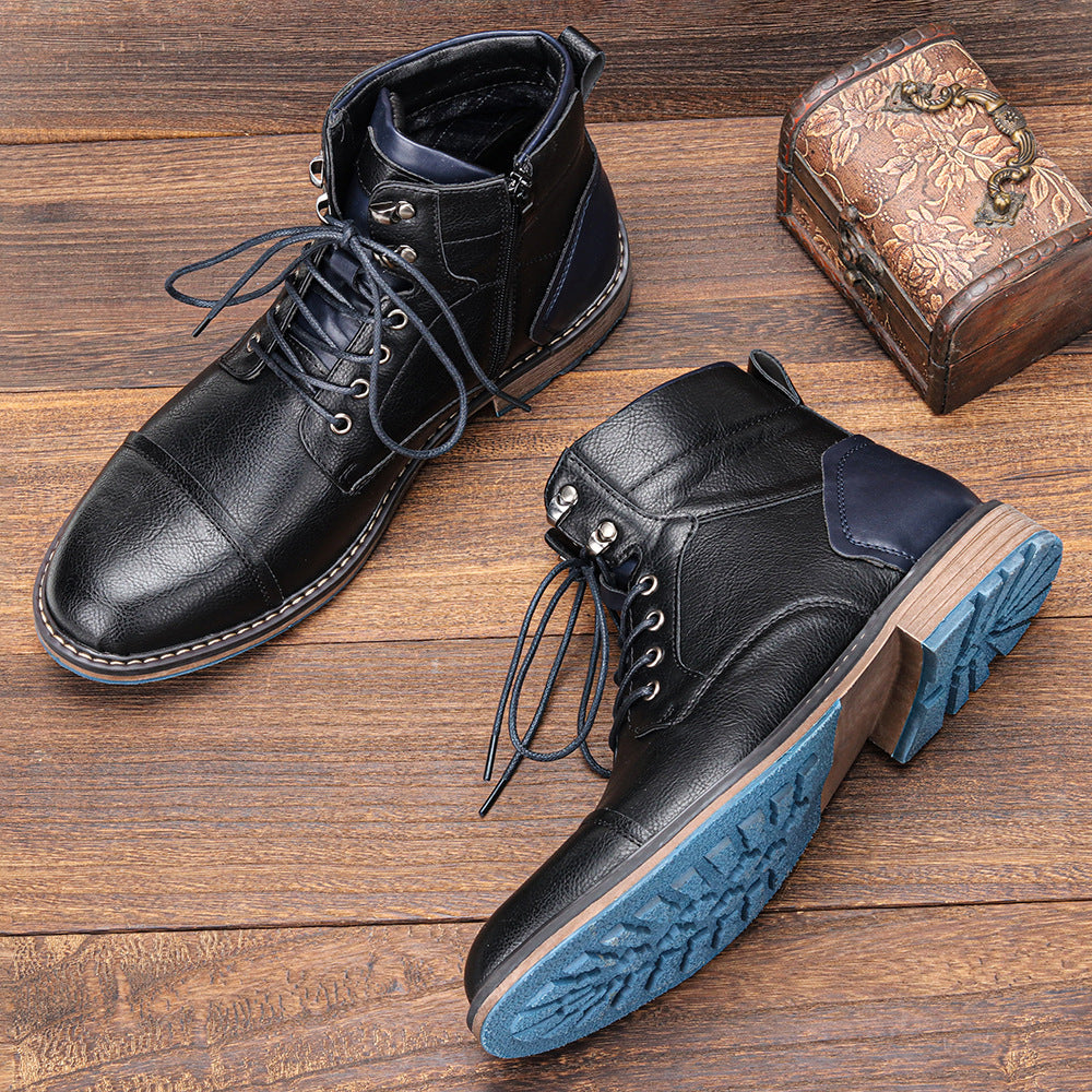 Waterproof Leather Hiking Boots Men
