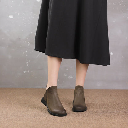 Warm Waterproof Leather Moccasin Shoes