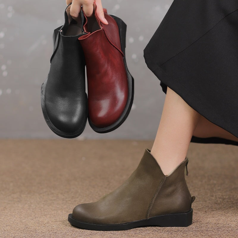 Warm Waterproof Leather Moccasin Shoes